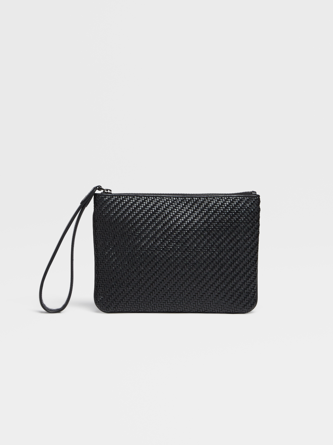 Black PELLETESSUTA™ Mini Pouch